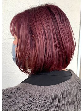 ビオトープミヨシ(Bio-Top MIYOSHI) ピンク系カラー×ショートボブ◎30代40代50代