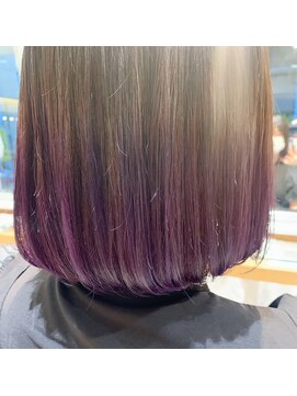 ネオリーブルカ 御茶ノ水店(Neolive Luca) 裾カラー☆パープル