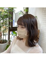 ギフト ヘアー サロン(gift hair salon) 韓国風ミディアム×インナーベージュ