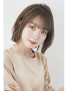 ガーデン タチカワ(garden tachikawa) ボブショート×フレンチガーリー×ニュアンスカラー