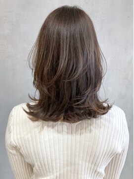 アルバム 渋谷パルコ(ALBUM) パールグレージュ_グレージュカラーボブウルフ_ba307162