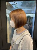 切りっぱなしボブ