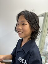 サロンドマックス(salon de max) 《salon de max》ゆるっとカールのメンズパーマ