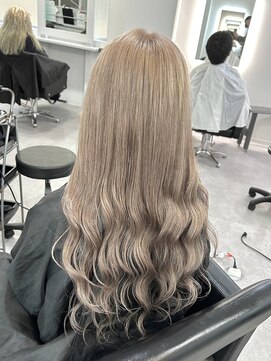 シェイロ(Cielro) ダブルカラー×エクステ/ハイトーンミルクティー