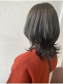 ウルフ×グレージュ