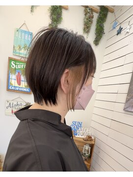 ラニハナクドウ(lanihana.kudo) +*~縮毛矯正×デザイン【丸いショートボブ】~*+
