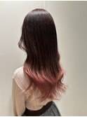 ピンクグラデーション