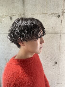 ブランシェ 西松山店 センターパーマ×波巻きパーマ