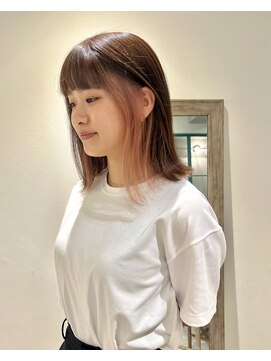 エミス バイ メルト 吉祥寺(emis by melt) 【吉田江梨】イヤリングカラー ピンクベージュカラー