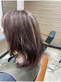 白髪ぼかしハイライト