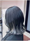 【インナーカラー/シルバー/ホワイトグレー】20代30代40代50代