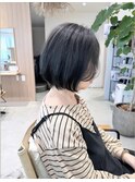 丸みショートボブ/ふんわり/イメチェン20代30代40代【玉川沙希】