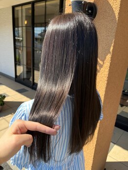 アルファ VILLA店(ALPHA)の写真/髪の状態に合わせて選ぶオーダーメイドのケラスターゼ♪髪の芯から潤いを与え、理想の美シルエットに…。