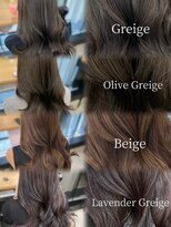 アリュウル 表参道 青山(Allure) 透明感カラー/グレージュベージュオリーブラベンダー◯伊藤