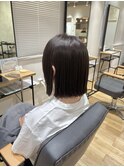 切りっぱなしボブ