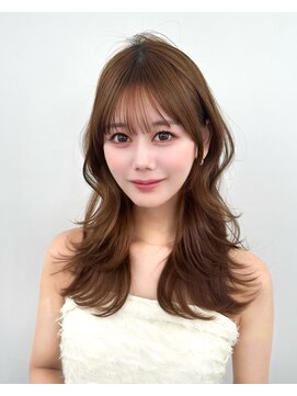 アマトウキョウ アユンチェ(AMA TOKYO×AYUNCHE) 前髪顔まわり韓国ヘアレイヤーカットサイドバンク2wayバンク韓国