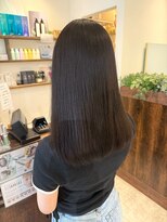 オーバルヘアー(OVAL hair)&nbsp;ダークブラウン/艶髪/丸みロング