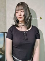 ザ パス 警固店(the path)&nbsp;オリーブグレージュとミディアムレイヤー