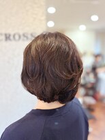 クロス(CROSS)&nbsp;40代50代 ／大人可愛いゆるふわパーマ／ミセスヘア
