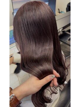 ブリーチなしダブルカラー／ラベンダー／ピンク／ブラウン