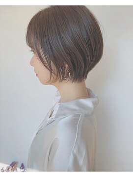 ナチュラルショートボブ[20代/30代/40代/ショート/ボブ]