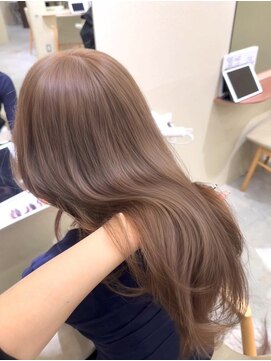 ジェム リット(GEM lit) ヘーゼルベージュ/モーブブラウン/レイヤーカット/中華ヘア