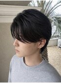 大人センターパートフェザー
