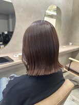 ユッカ 京橋(YUCCA)&nbsp;【 YUCCA 】大人可愛い20代30代外ハネピンクブラウン