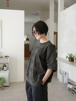 ニュイ(NUIT) レイヤーカット髪質改善トリートメントハイライトミニボブ