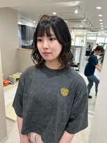 アト(Ato.) 大人可愛いゆるふわボブパーマ【菅井】