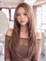 ハバナ 渋谷(HAVANA)&nbsp;ロングレイヤー＊ミルクティーベージュ【ハバナ渋谷】