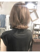 ヘアーアンドアトリエ マール(Hair&Atelier Marl)&nbsp;【Marl】フォギーベージュカラーの外ハネボブ♪