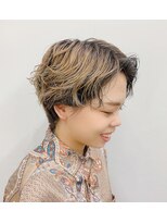 エイム ヘアメイク 横川店(eim HAIR MAKE) パーマで大人ショート♪