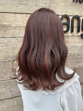 オレンジドロップ 長岡駅店(orange drop) 大人かわいい/小顔/愛され/くすみピンク/外ハネ/ゆるふわ/ミディ