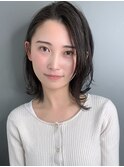 【morio】綺麗でかっこよくて色っぽい黒髪ミディアムウルフ♪