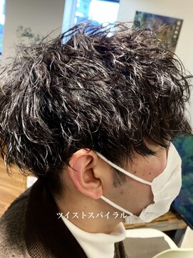 ノラキチジョウジ(NORA KICHIJOJI) ナチュラルツイストスパイラル×Vマッシュ　スリークショート