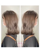 サロン クィ ベルジョーネ(SALON QUI BELLGIONE) ブリーチなし×オリーブアッシュ