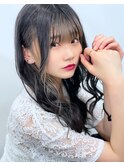 《ログネオン》フェイスカラー×韓国巻き