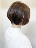 《knit銀座》大人可愛い20代30代40代ショートボブ丸み前下がり