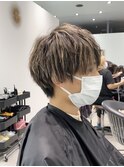 コムドット風ハイライトカラー