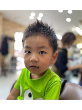 カットハウス パセリ お洒落キッズ☆ツーブロックショート　<理容室>/メンズ/バーバー