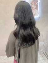 ロンド レア 天神大名店(Lond Le’a) ミディアムヘアデザインカラーフェイスフレーミング暗めカラー