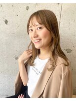 エミュ 天文館店(eMu) インナーカラーの映えるミディアムヘア