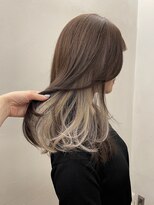 パドル(Paddle)&nbsp;インナーカラー/インナーシルバー/イヤリングカラー/ミルクティ