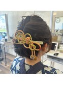 編み込み★シニヨン