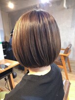 レイ 津田沼(Lei) ボブ/前髪/こなれミディ/オリーブベージュ/ウェーブパーマ/韓国