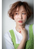 カバーヘアアンドスパ ブリス 浦和(COVER HAIR&SPA bliss)&nbsp;カーキベージュ大人ハイライトひし形ショートw浦和20代30代40代