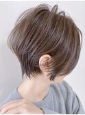 ハンサムボブ&耳かけショートヘア