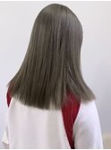 ☆ブリーチなしダブルカラー オリーブ オリーブベージュ