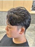 波巻きスパイラルパーマツイストスパイラルパーマシャドウパーマ
